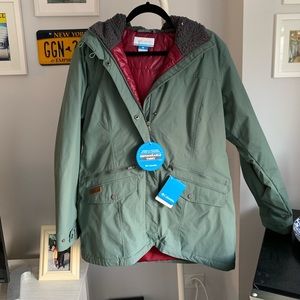Columbia Ski Jacket with Fur Hood